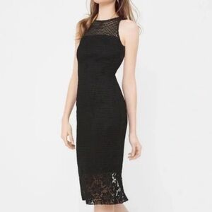 White House Black Market Lace/Crochet Dress Size 2
